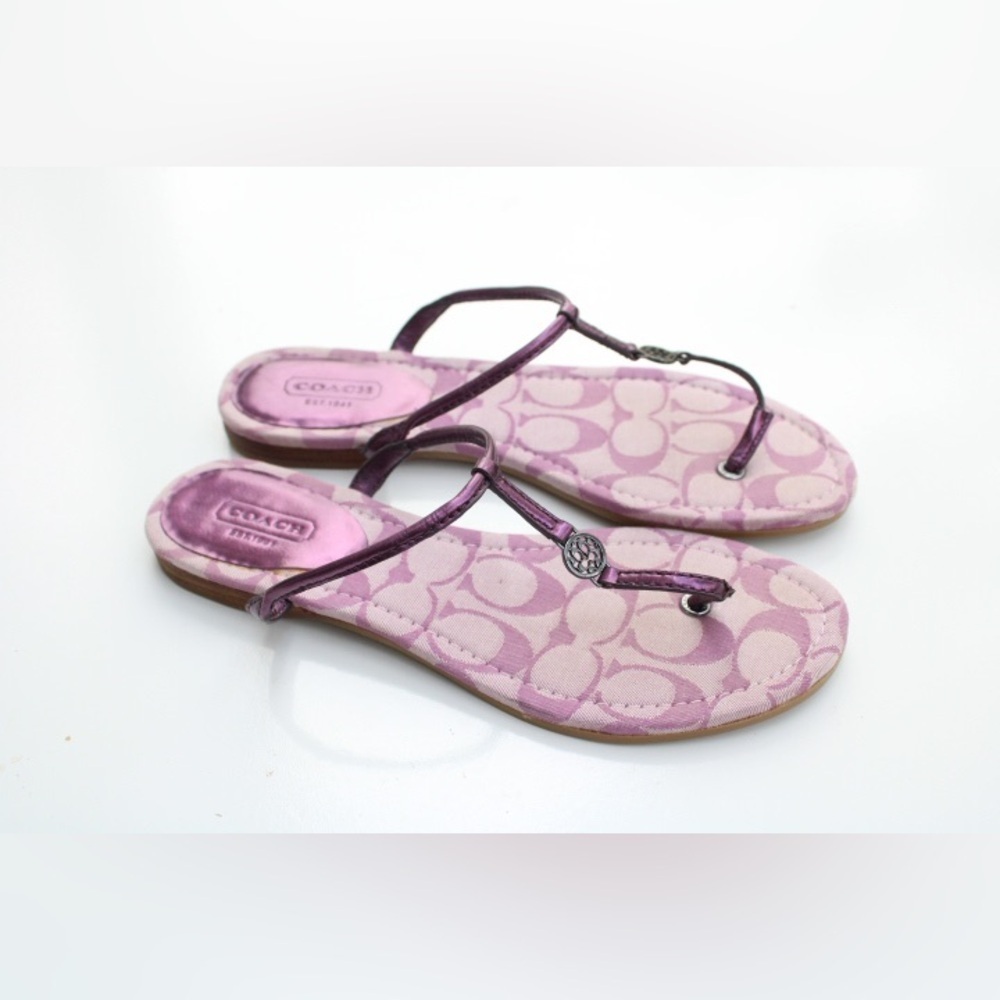 Coach signature logo sandals - Picture 12 of 12